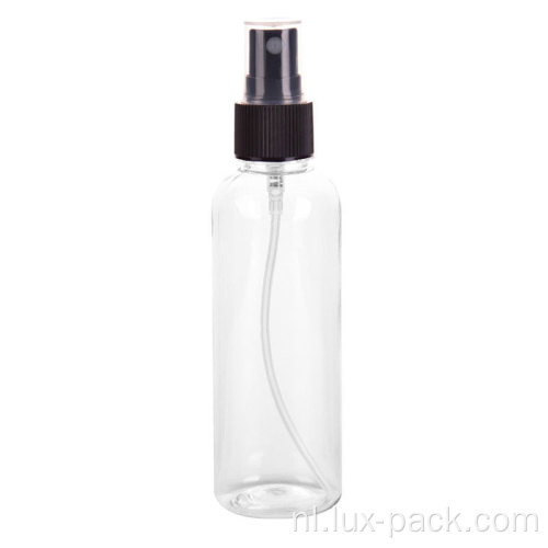 100 ml zwarte mist sproeier plastic fles cosmetica verpakking